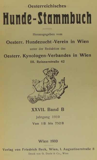 OeHStB 1910 vol 27 band B DW 1